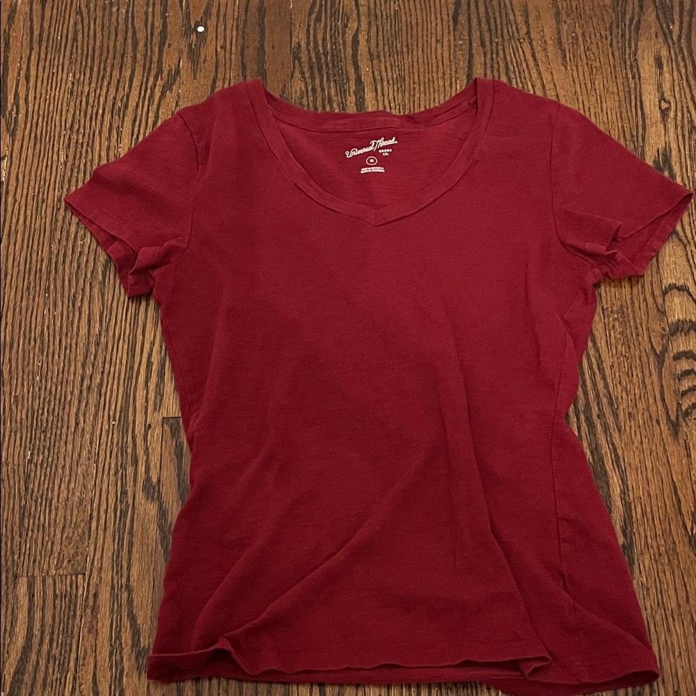 Target Women's Red Short Sleeve Tee